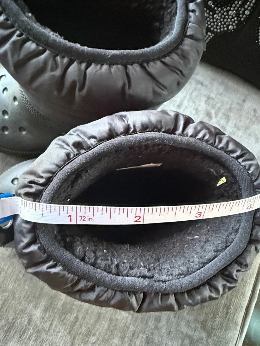 CROCS Black Puffer Clog Boots
